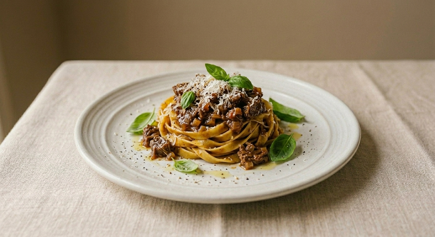Tagliatelle al Ragù di Manzo